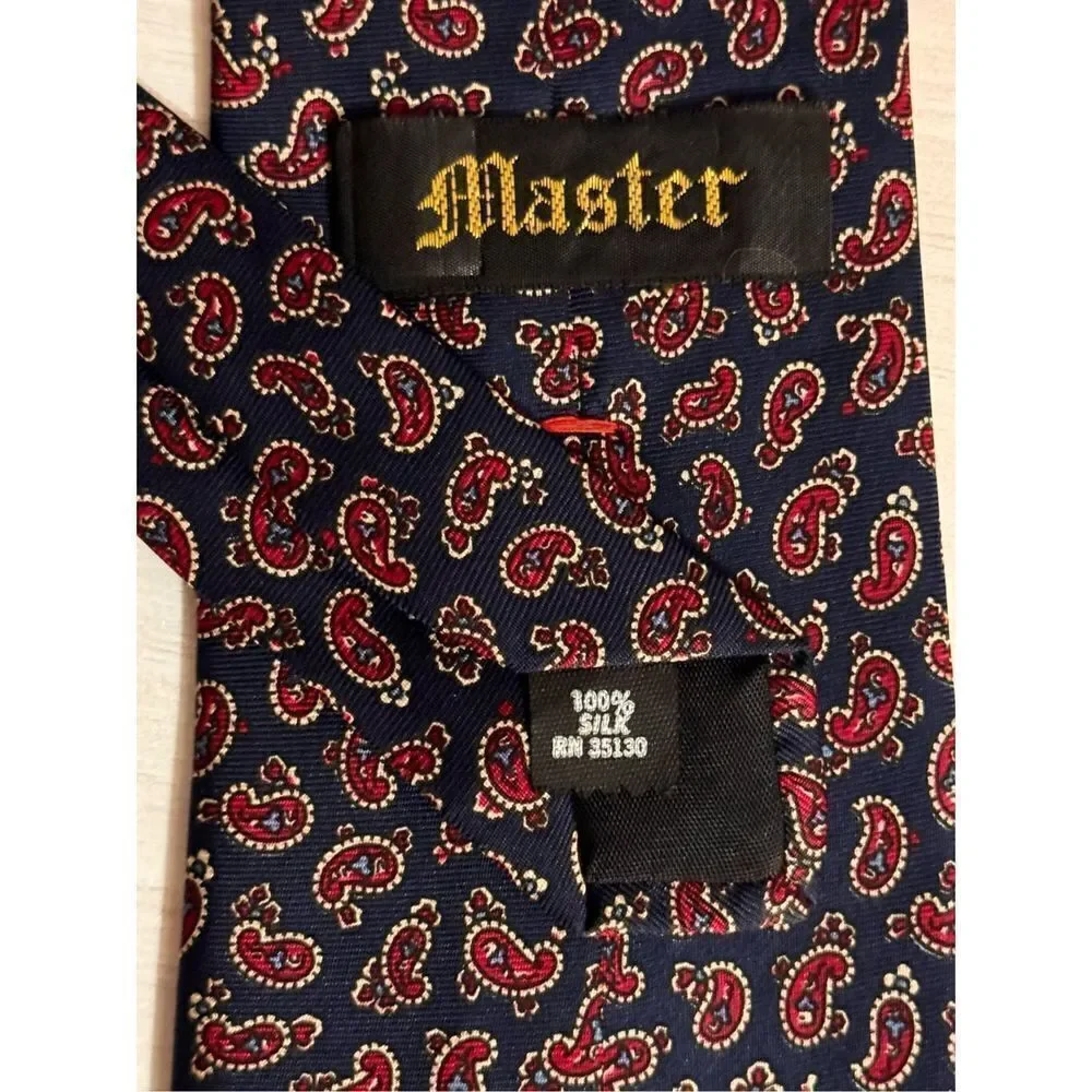 Master Paisley Silk Tie